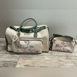 NWT Bambi weekender bag and crossbody bag